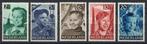 Nederland NVPH nr 573/7 ongebruikt Kinderpostzegels 1951, Na 1940, Ophalen of Verzenden, Postfris