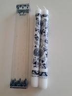 Delfts blauwe kaarsen - Gallery de Munt Amsterdam, Huis en Inrichting, Woonaccessoires | Kandelaars en Kaarsen, Ophalen of Verzenden