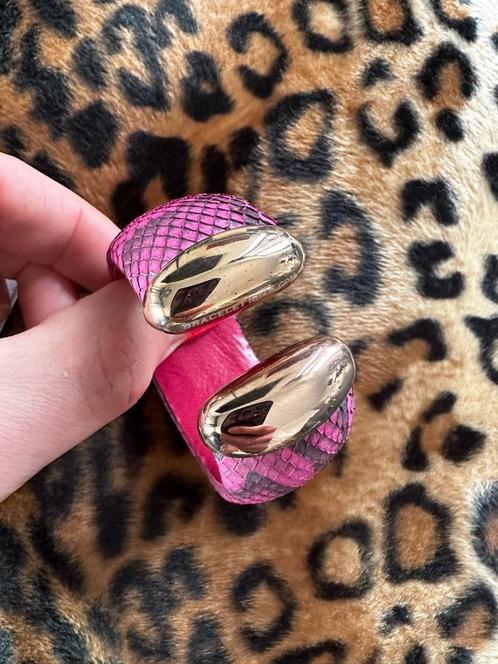Bracelet Ibiza (outlet) Python Fuchsia 30mm, Sieraden, Tassen en Uiterlijk, Armbanden, Nieuw, Zilver, Verzenden