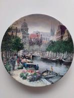 Royal mosa sierbord de Amsterdamse Bloemengracht, Antiek en Kunst, Ophalen of Verzenden