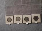 4 herdenkings munten 5 c, Postzegels en Munten, Munten | Nederland, Ophalen of Verzenden, Koningin Juliana