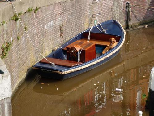 Stalen grachtensloep/vlet/Sabb-motor/5 meter, Watersport en Boten, Sloepen, Gebruikt, Tot 10 pk, 3 tot 6 meter, Binnenboordmotor