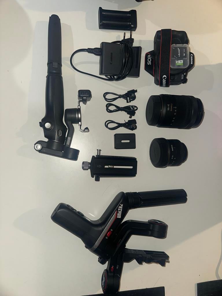 Canon EOS R100 + DJI 7P Combi Set, Spiegelreflex, Canon, Nieuw, Ophalen of Verzenden