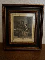 Tegeltje met gravure: Le grandeur de Mr. le Duc de Choiseul, Ophalen