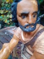 Zeer groot Antiek Bronzen Beeld  "De Romeinse Soldaat", Ophalen of Verzenden