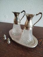 Zilver: olie en azijn set, Ophalen of Verzenden, Zilver