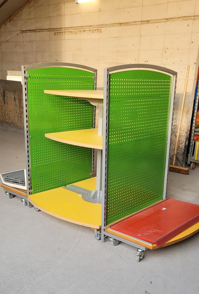 Winkeldisplay kast stelling stellage winkelstelling, Huis en Inrichting, Kasten | Boekenkasten, Gebruikt, 100 tot 150 cm, 100 tot 150 cm