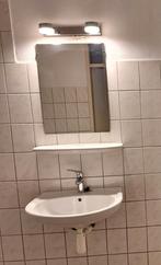 Wastafel met Spiegel en Verlichting, Ophalen, Minder dan 50 cm, Gebruikt, Minder dan 25 cm