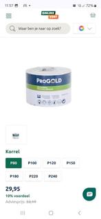 progold p80 schuurrol, Nieuw, Ophalen of Verzenden, Verf, Minder dan 5 liter