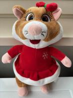 Kerst meisje Hamster Knuffel van AH, Ophalen of Verzenden, Zo goed als nieuw, Overige typen