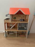 Groot Poppenhuis met Meubels, Ophalen, Gebruikt, Poppenhuis