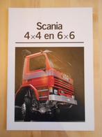 Scania 112 4x4 & 6x6 Brochure 1987, Ophalen, Zo goed als nieuw, Overige merken, Scania