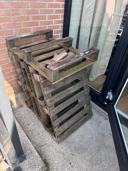 Oude pallets, Doe-het-zelf en Verbouw, Hout en Planken, Gebruikt, Pallet, Minder dan 200 cm, Ophalen