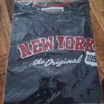 New York pizza T-shirt - Maat M, Maat 48/50 (M), Zwart, Nieuw, Ophalen of Verzenden