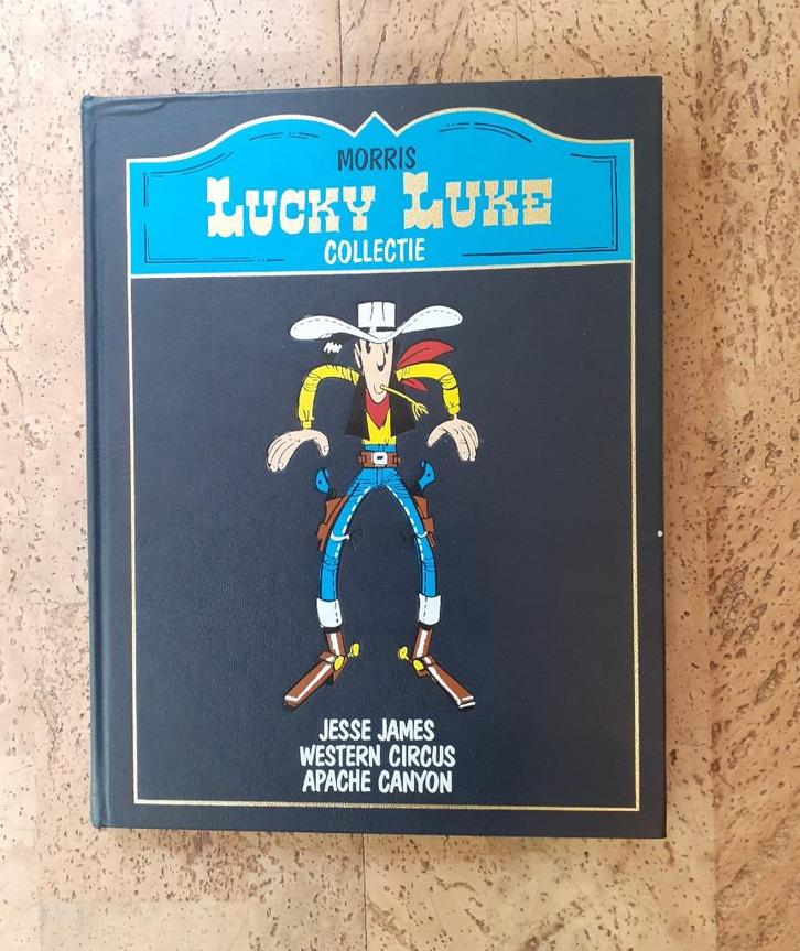 Lucky Luke collectie Jesse James Western Circus Apache Canyo, Boeken, Stripboeken, Zo goed als nieuw, Meerdere stripboeken, Ophalen of Verzenden