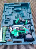 Hitachi accu gereedschap set in koffer met 2 accu's., Doe-het-zelf en Verbouw, Gereedschap | Boormachines, Ophalen, Gebruikt, Boormachine