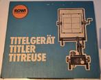 Rowi 1150 titelapparaat + 1152 rolhouder, Ophalen of Verzenden, Gebruikt, Overige typen