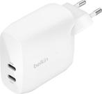 Belkin 2-poorts 60W met 2x USB-C (Adapter) *Nieuw*, Nieuw, Ophalen of Verzenden, Apple iPhone, Belkin
