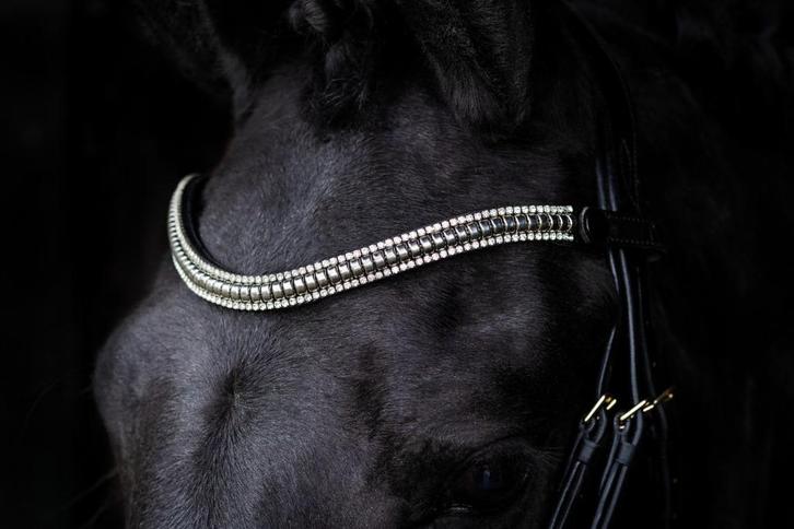 L'Anique Click&Go Frontriem Bliss, Dieren en Toebehoren, Paarden en Pony's | Hoofdstellen en Tuigage, Nieuw, Dressuur, Ophalen of Verzenden