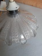 Prachtige glazen vintage hanglamp, Ophalen of Verzenden, Zo goed als nieuw