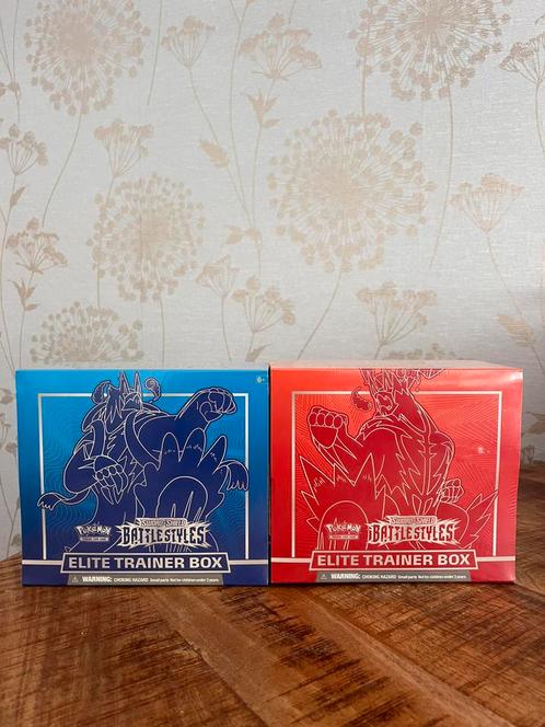 Pokemon TCG - Battle Styles Elite Trainer Box (Sealed), Hobby en Vrije tijd, Verzamelkaartspellen | Pokémon, Nieuw, Boosterbox