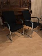 zwarte stoelen, Huis en Inrichting, Stoelen, Gebruikt, Twee, Zwart, Ophalen of Verzenden