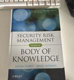 Security risk management, Ophalen of Verzenden, Zo goed als nieuw
