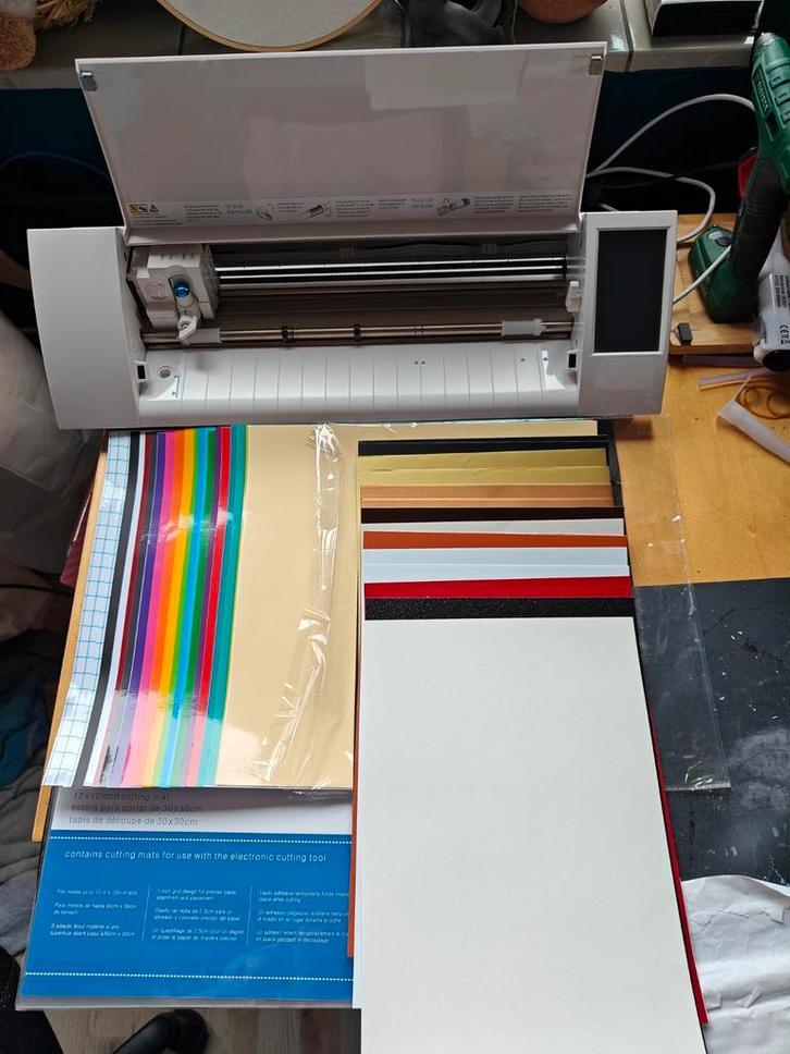 Silhouette Cameo 2  uitgebreide set, Computers en Software, Labelprinters, Zo goed als nieuw, Ophalen