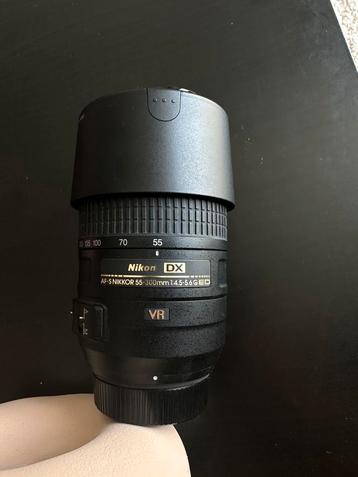 Nikon AF-S DX NIKKOR 55-300mm f/4.5-5.6G ED VR Telezoomlens beschikbaar voor biedingen