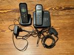 Siemens Gigaset AS285 incl. antwoordapparaat en 2 handsets, Ophalen of Verzenden, Gebruikt, 2 handsets