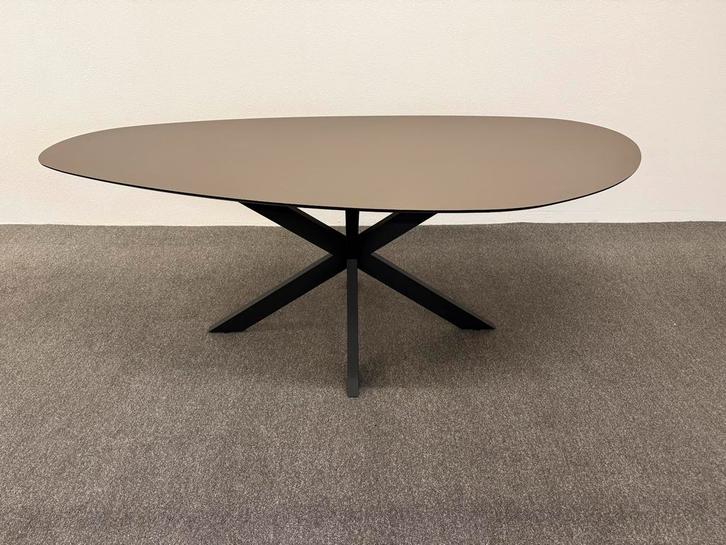 Organische eettafel Fenix Bronzo Doha 210x100, Huis en Inrichting, Tafels | Eettafels, Zo goed als nieuw, 100 tot 150 cm, 200 cm of meer