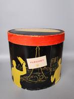 Fifties vintage hoedendoos Le Flechet Mid Century Paris, Verzenden