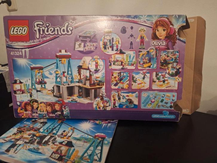 Te koop  lego friends wintersport ski lift 41324, Kinderen en Baby's, Speelgoed | Duplo en Lego, Gebruikt, Lego, Complete set