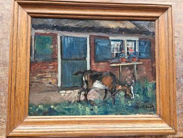 Olieverf op doek ca. 1910 door Anna Maria Stork-Kruyff  beschikbaar voor biedingen