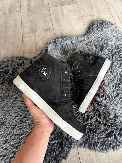 Christian Louboutin Nono Strap Suede Black Size 40, Kleding | Heren, Schoenen, Sneakers of Gympen, Zwart, Ophalen of Verzenden