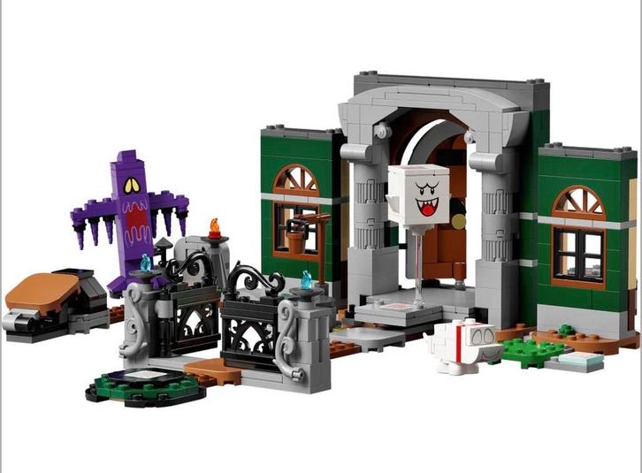 Lego Luigi's Mansion Ingang, Kinderen en Baby's, Speelgoed | Duplo en Lego, Zo goed als nieuw, Lego, Complete set, Ophalen of Verzenden