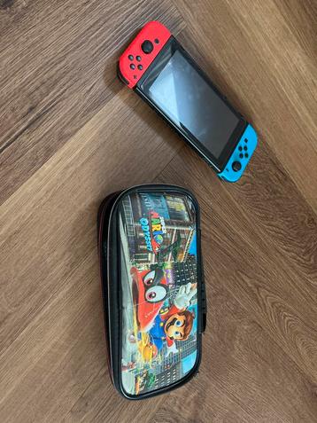 Nintendo Switch + Mario Odyssey Tas beschikbaar voor biedingen