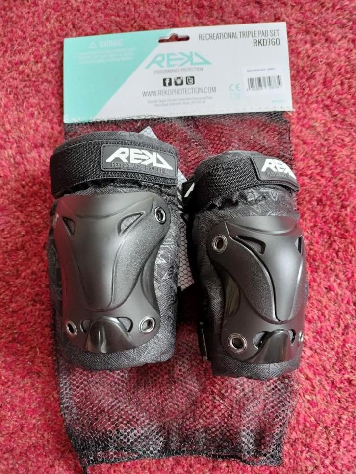 skate bescherming skaten knie elleboog Rekd, Sport en Fitness, Skeelers, Nieuw, Bescherming, Overige merken, Dames, Heren, Kinderen