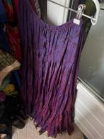 MOOIE PAARSE ZIJDEN BOHEMIAN MAXI ROK! NU 50€, Kleding | Dames, Maat 38/40 (M), Paars, Nieuw, Ophalen of Verzenden
