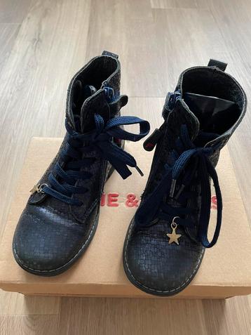 Donkerblauwe laarsjes Jochie & Freaks, maat 29 beschikbaar voor biedingen