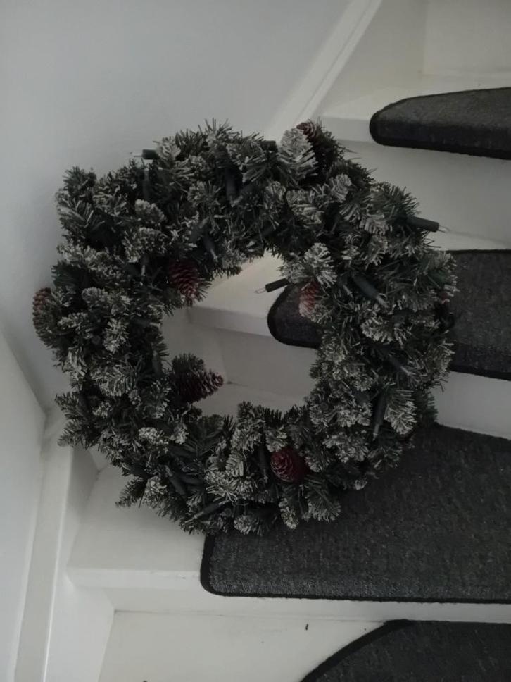 Mooie kerstkrans, Huis en Inrichting, Woonaccessoires | Kransen, Gebruikt, Ophalen of Verzenden
