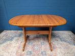 Vintage grenen eettafel, jaren 70, Ophalen, Gebruikt, 100 tot 150 cm, 50 tot 100 cm