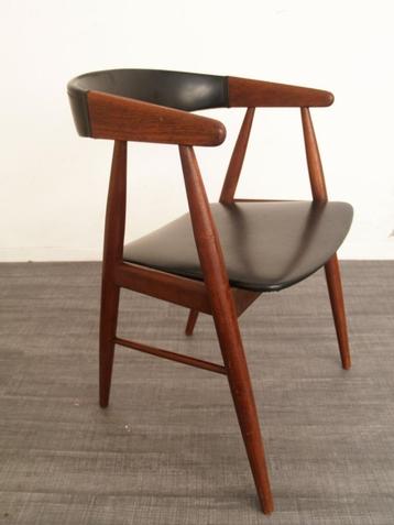 Deens jaren 50 60 stoel - Aksel Bender Larsen - mid century beschikbaar voor biedingen