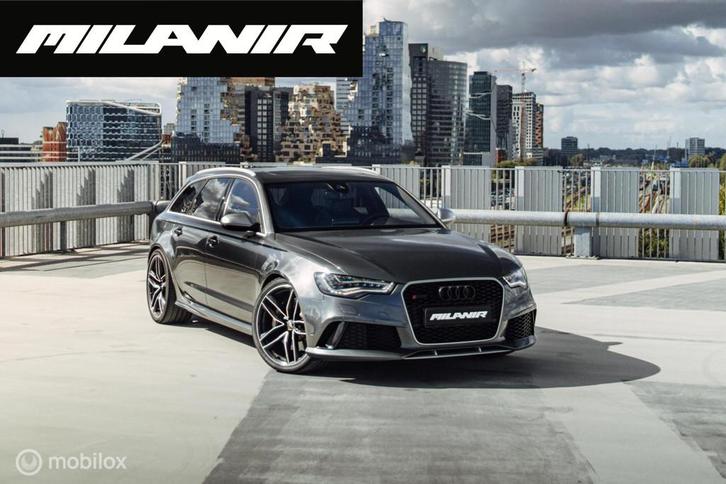 Audi RS 6 Avant 4.0 TFSI RS6 quattro MILLTEK |Pano |Carbon, Auto's, Audi, Bedrijf, Te koop, RS6, 360° camera, 4x4, ABS, Achteruitrijcamera