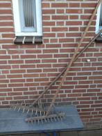 Vintage hooi/gras harken, Tuin en Terras, Ophalen, Gebruikt, Hark