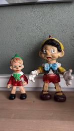 2 ledra pinokkio poppen piepfiguur en grotere pop, Verzamelen, Ophalen of Verzenden, Zo goed als nieuw, Beeldje of Poppetje