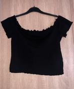 Zwarte off the shoulder top, Kleding | Dames, Tops, Ophalen of Verzenden, Zo goed als nieuw, Zwart, Korte mouw