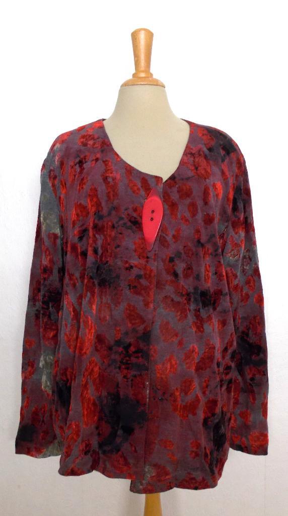 Apart jasje/top van Geesje Sturre! XL, Kleding | Dames, Tops, Zo goed als nieuw, Maat 46/48 (XL) of groter, Rood, Lange mouw, Ophalen of Verzenden