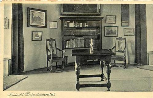 (300-073-023) Muiden Muiderslot Hooft's Studeervertrek, Verzamelen, Ansichtkaarten | Nederland, Noord-Holland, Verzenden