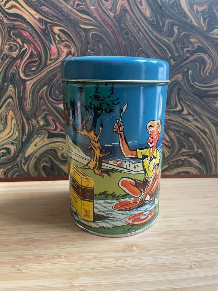 Nieuw vintage blik Brinta inclusief de binnendeksel, Verzamelen, Blikken, Nieuw, Overige, Overige merken, Ophalen of Verzenden